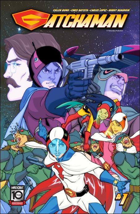 Gatchaman issue 1-C Chris Batista Cover