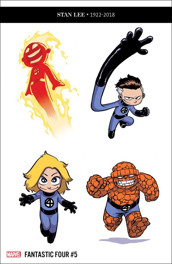Fantastic Four (2018) issue 5-D Skottie Young Party Cover