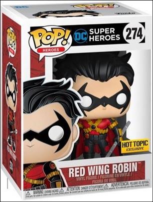 POP! Heroes figure 274 Red Wing Robin Hot Topic Exclusive