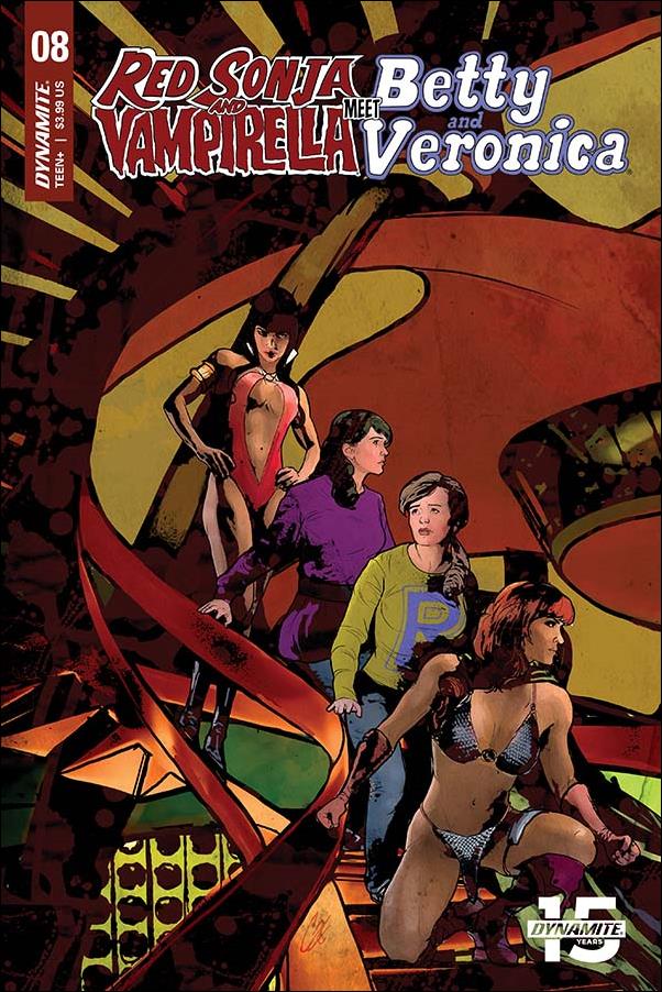 Red Sonja and Vampirella Meet Betty and Veronica issue 8-E Cat Staggs Cover