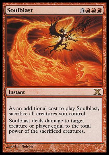 Magic the Gathering: 10th Edition (Base Set) card 236 Soulblast
