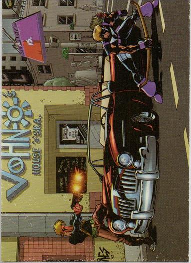 Marvel vs WildStorm (Base Set) card 18 Grifter vs Hawkeye