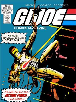 G.I. Joe Comics Magazine issue 8 Digest Sized