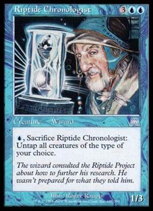 Magic the Gathering: Onslaught (Base Set) card 107 Riptide Chronologist