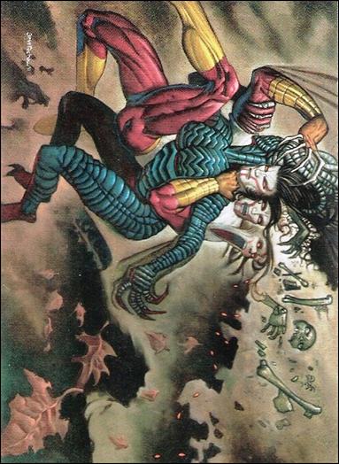 Top Cow Showcase: The Painted Cow (Base Set) card 45 Ripclaw vs Kraken