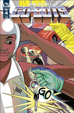 Go-Bots issue 4-B Dash Shaw Cover
