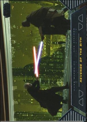 Star Wars Galactic Files (Duels of Fate Subset) card DF-5 Mace Windu vs. Darth Sidious