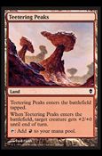 Magic The Gathering: Zendikar (Base Set) card 226 Teetering Peeks