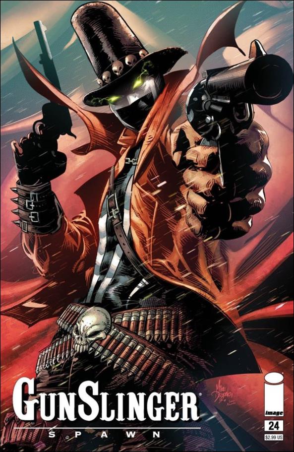 Gunslinger Spawn issue 24 Mike Deodato Jr. Cover