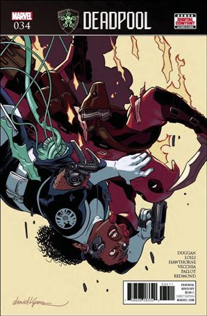 Deadpool (2016) issue 34 David Lopez Cover