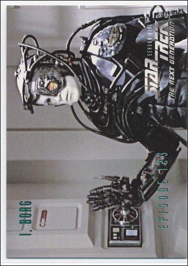 Star Trek: The Next Generation - The Episode Collection Season Five (Base Set) card 497 I, Borg, Episode 123B