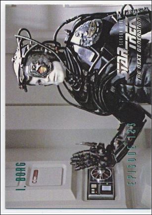 Star Trek: The Next Generation - The Episode Collection Season Five (Base Set) card 497 I, Borg, Episode 123B