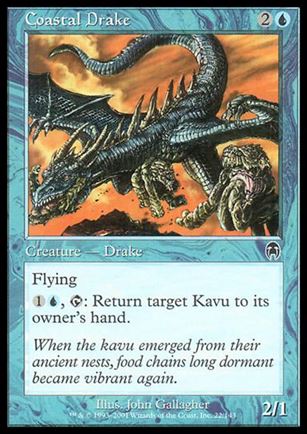 Magic the Gathering: Apocalypse (Base Set) card 22 Coastal Drake