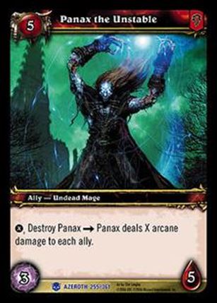 World of Warcraft: Heroes of Azeroth (Base Set) card 255 Panax the Unstable