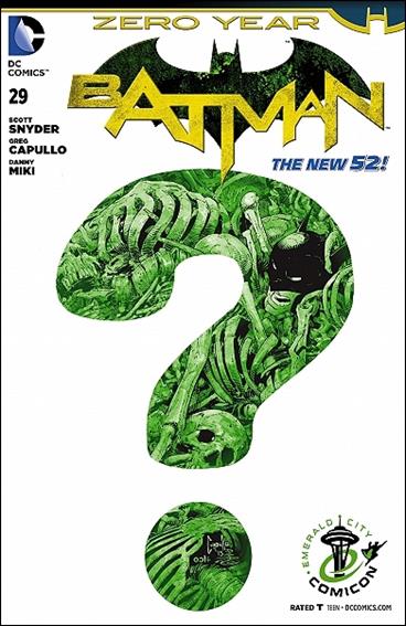 Batman (2011) issue 29-F Greg Capullo Emerald City Comicon Cover
