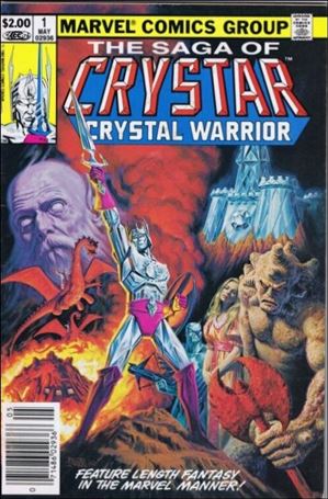 Saga of Crystar Crystal Warrior issue 1-B Newsstand Cover