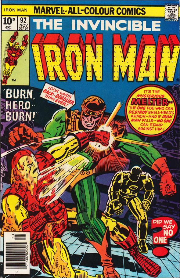 Iron Man (1968) issue 92-B UK Price Cover
