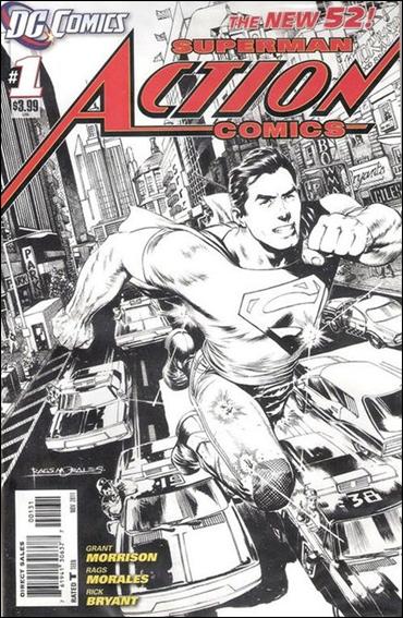 Action Comics (2011) issue 1-C Rags Morales 1:200 Sketch Cover