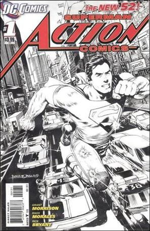 Action Comics (2011) issue 1-C Rags Morales 1:200 Sketch Cover