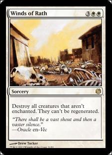 Magic the Gathering: Duel Decks: Heroes vs. Monsters (Base Set) card 31 Winds of Rath