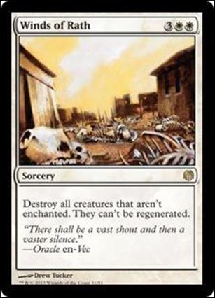 Magic the Gathering: Duel Decks: Heroes vs. Monsters (Base Set) card 31 Winds of Rath