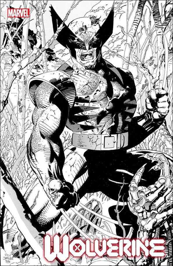Wolverine (2020) issue 1-M Jim Lee 1:500 Black and White Hidden Gem Cover