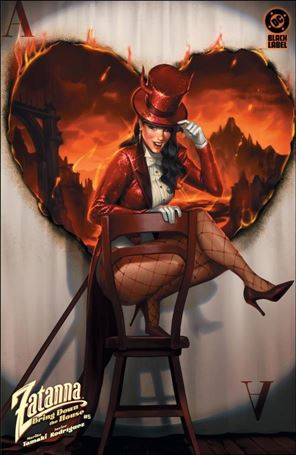 Zatanna: Bring Down the House issue 5-C Oscar Vega Cover
