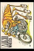 Silly Cycles (Base Set) card 43-B Mini Wheels  (Fan Art on Back)
