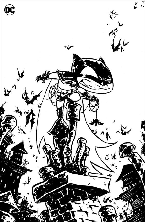 Batman: Off-World issue 1-J Skottie Young Webstore Black And White Cover