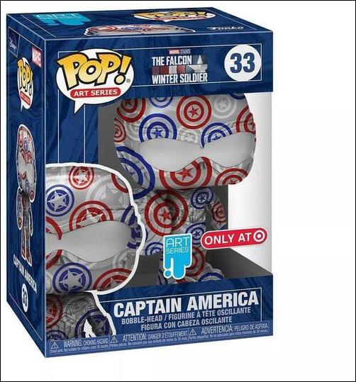 POP! Art Series figure 33 Captain America