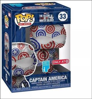 POP! Art Series figure 33 Captain America