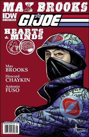 G.I. Joe: Hearts & Minds issue 5-D Howard Chaykin Red Cover