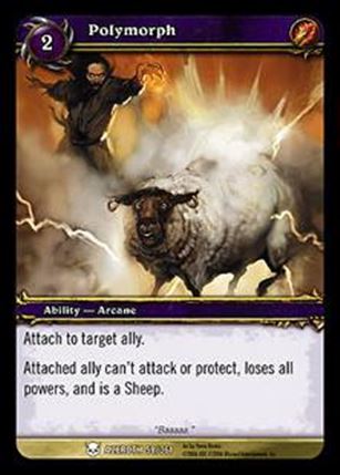 World of Warcraft: Heroes of Azeroth (Base Set) card 58 Polymorph