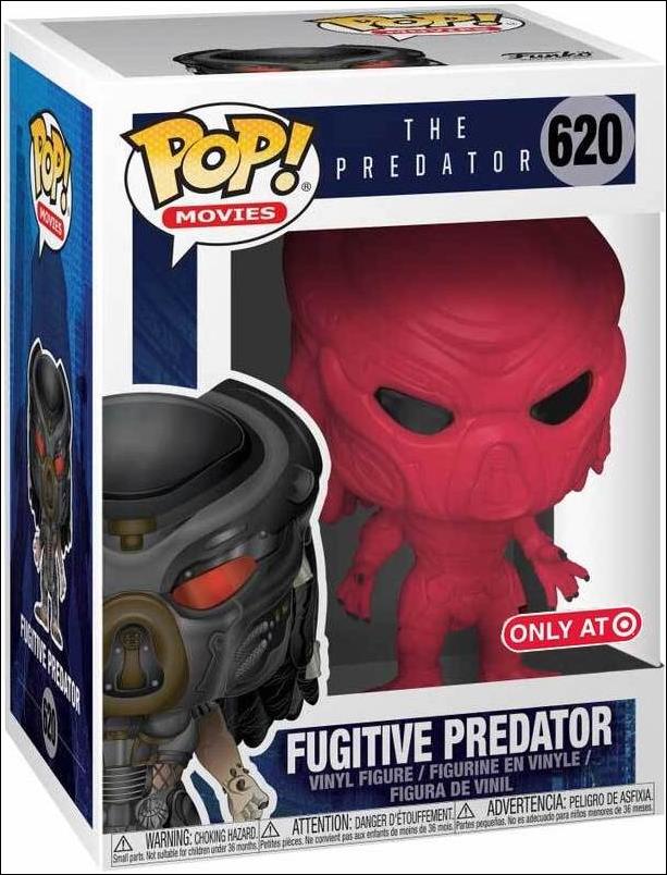 POP! Movies figure 620-G Fugitive Predator (Red) Target Exclusive
