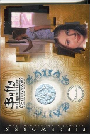 Buffy the Vampire Slayer: 10th Anniversary (Pieceworks Subset) card PW10 Pajama Pants Worn By Michelle Trachtenberg As Dawn