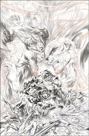 Knight Terrors: Night's End issue 1-H Howard Porter 1:250 Cardstock Cover