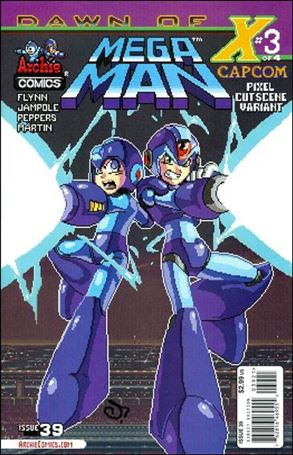Mega Man issue 39-B Ryan Jampole Cover