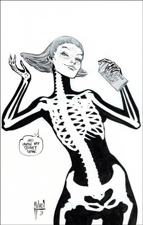 Karmen issue 2-C 1:50 Virgin Black & White Cover
