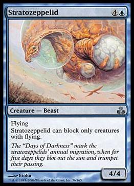 Magic the Gathering: Guildpact (Base Set) card 36 Stratozeppelid