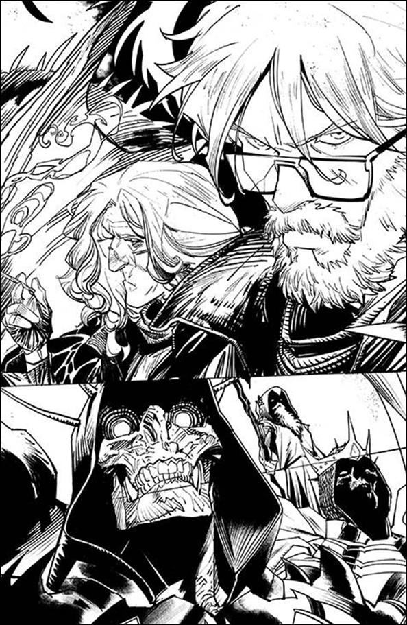 Once & Future issue 29-B Dan Mora 1:10 Connecting B&W Virgin Cover