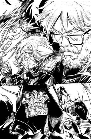Once & Future issue 29-B Dan Mora 1:10 Connecting B&W Virgin Cover