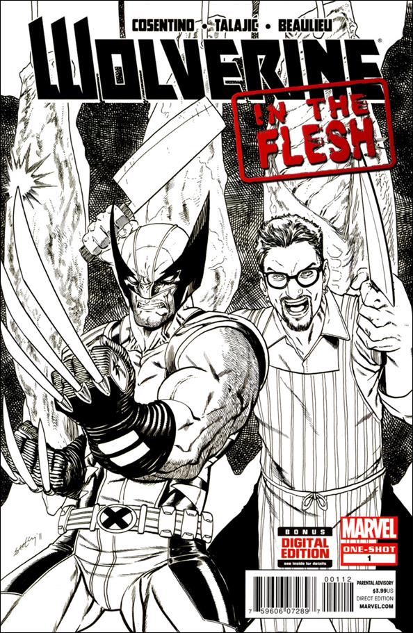 Wolverine: In the Flesh issue 1-B 2nd Printing Variant