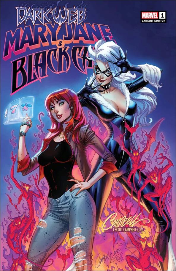 Mary Jane & Black Cat issue 1-O J. Scott Campbell Store Exclusive Cover, 1/3000