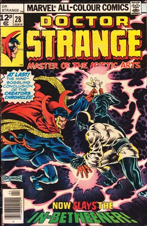 Doctor Strange (1974) issue 28-B UK Price Cover