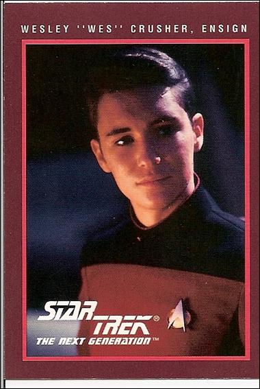 Star Trek 25th Anniversary: Series 1 (Base Set) card 120 Wesley "Wes" Crusher. Ensign