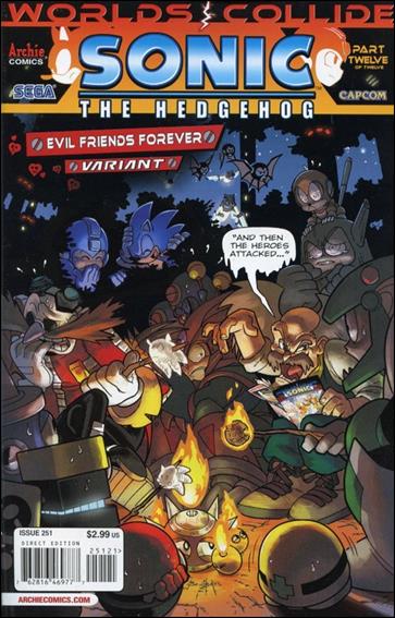 Sonic the Hedgehog (1993) issue 251-B Ben Bates "EFF" Cover