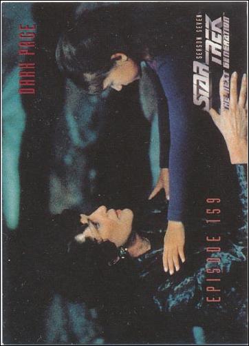 Star Trek: The Next Generation - The Episode Collection Season Seven (Base Set) card 666 Dark Page, Episode 159-C