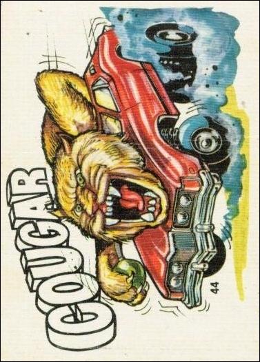 Fantastic Odd Rods: Series 2 (Base Set) card 44 Cougar