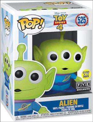 POP! Disney figure 525-B Alien (Glow) FYE Exclusive