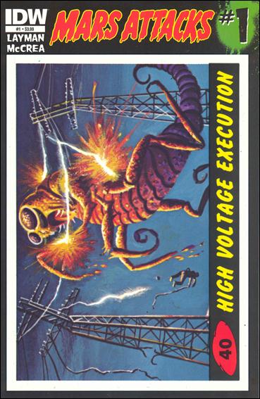 Mars Attacks (2012) issue 1-ZN Card #40 (High Voltage Execution)
